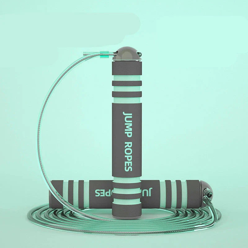 Adjustable speed skipping rope with various colour and model options, designed for fitness training and weight loss