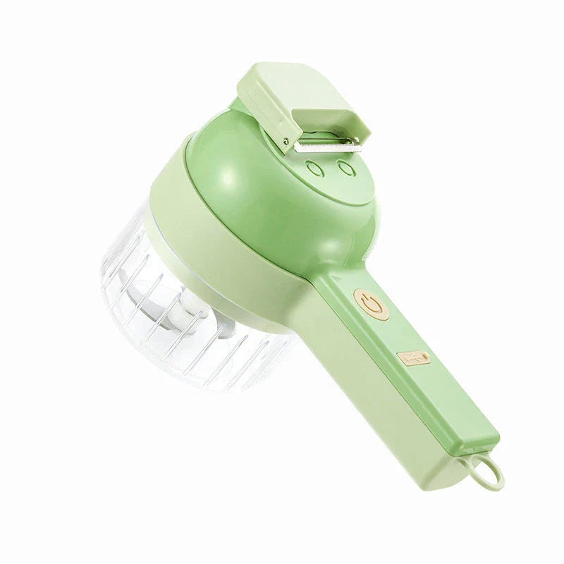 Electric food processor with sleek, modern design for efficient meal preparation