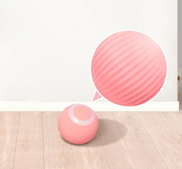 Interactive automatic cat toy ball with bionic motion and intelligent obstacle avoidance system
