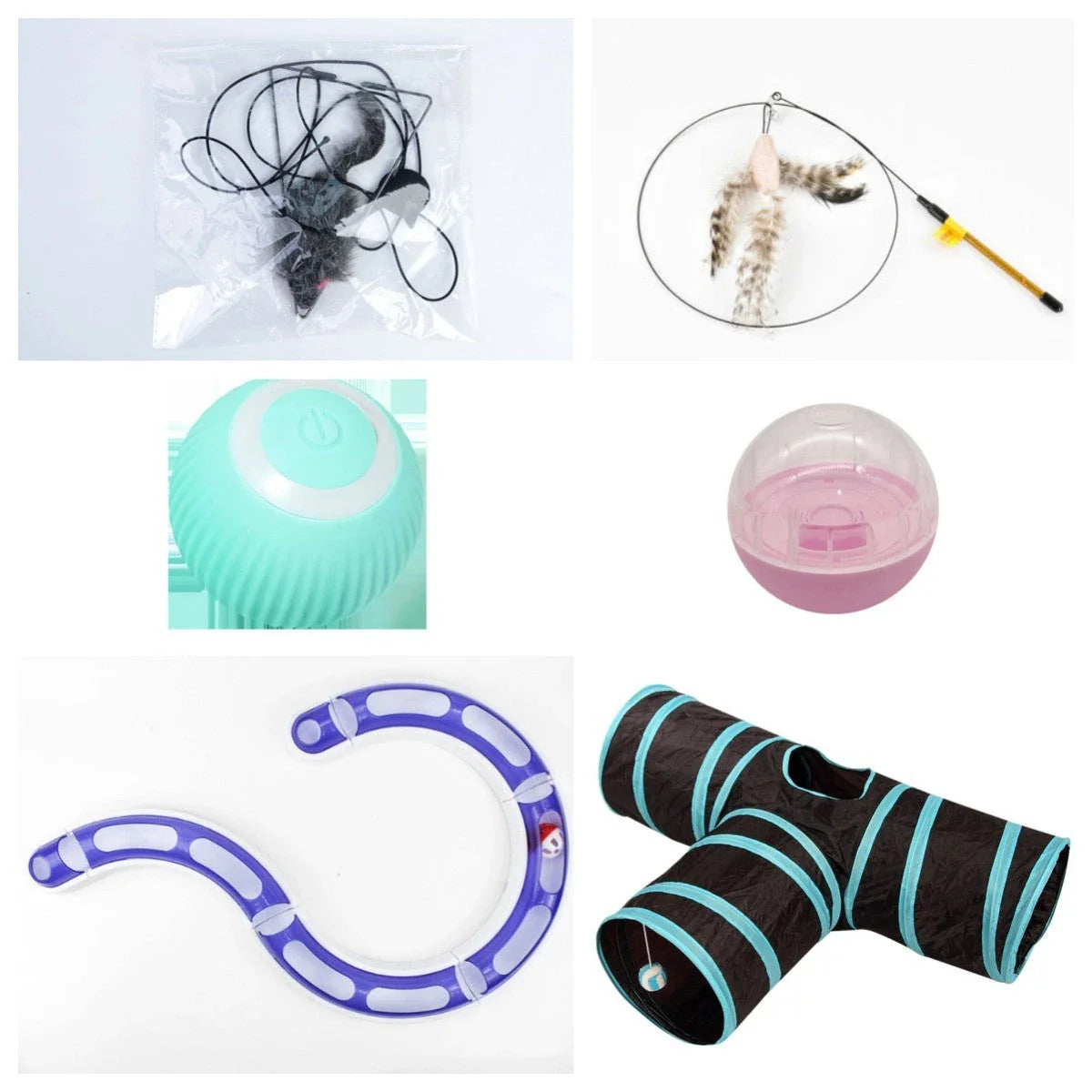 Interactive automatic cat toy ball with bionic motion and intelligent obstacle avoidance system