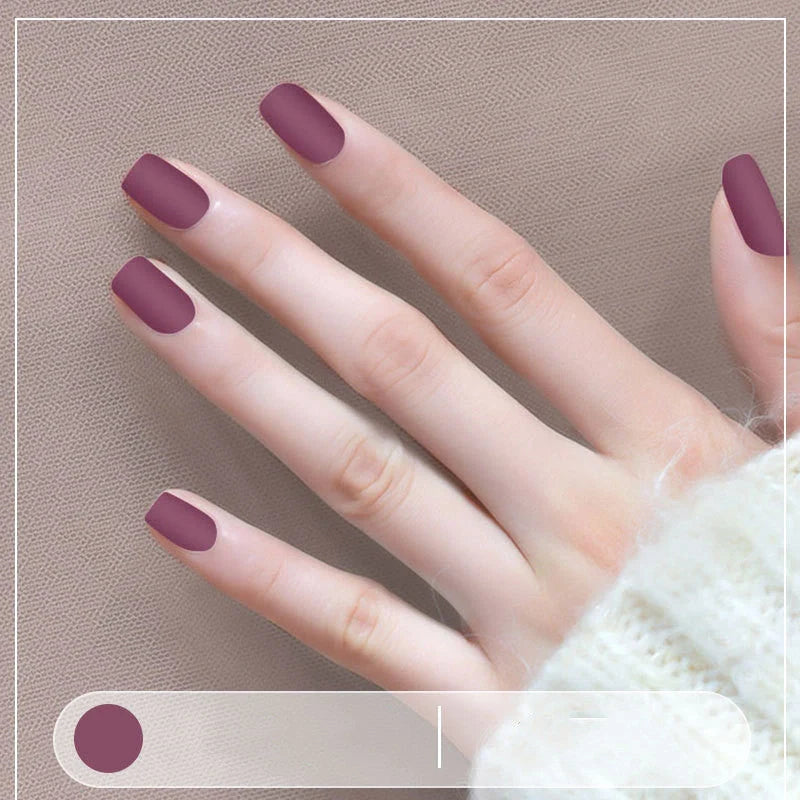 Matte nail polish in various colours showcasing fast-drying and long-lasting formula
