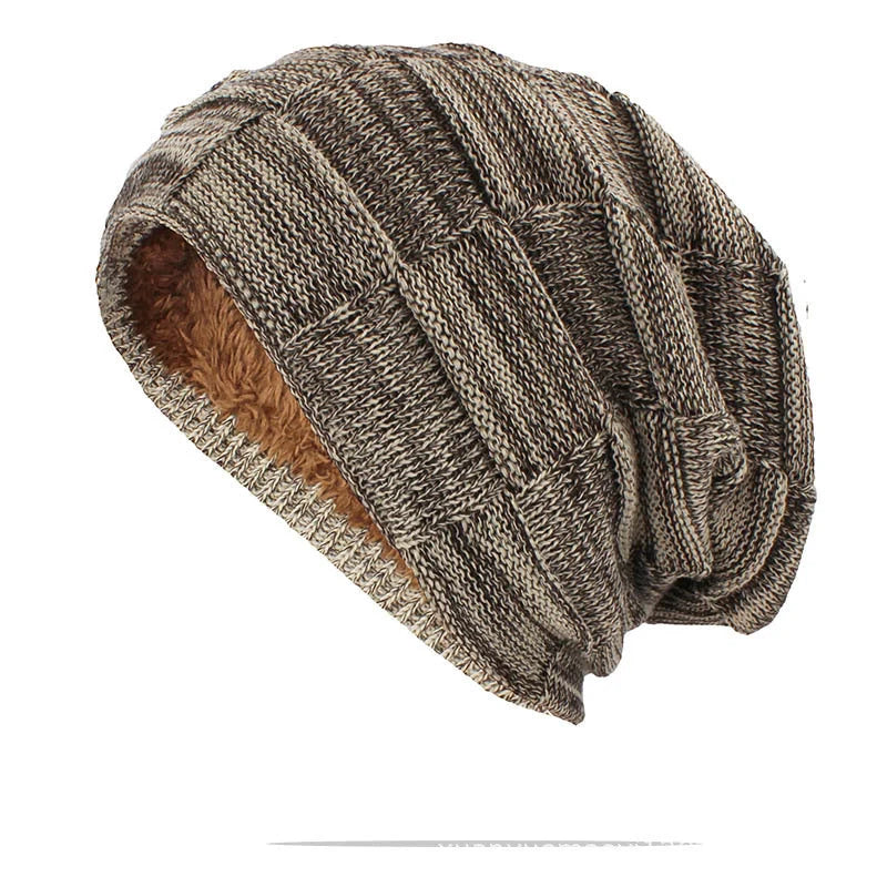 Unisex wool knitted beanie in various colours for winter warmth