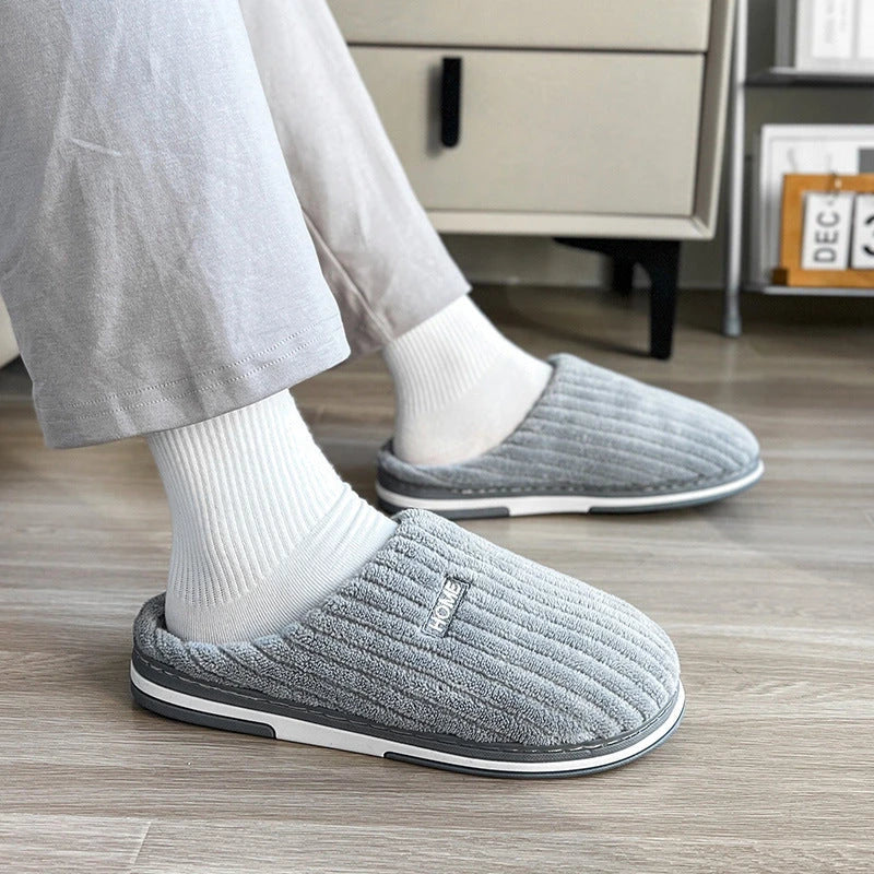 GiftHome Cozy Plush Slippers for Warm Indoor Comfort