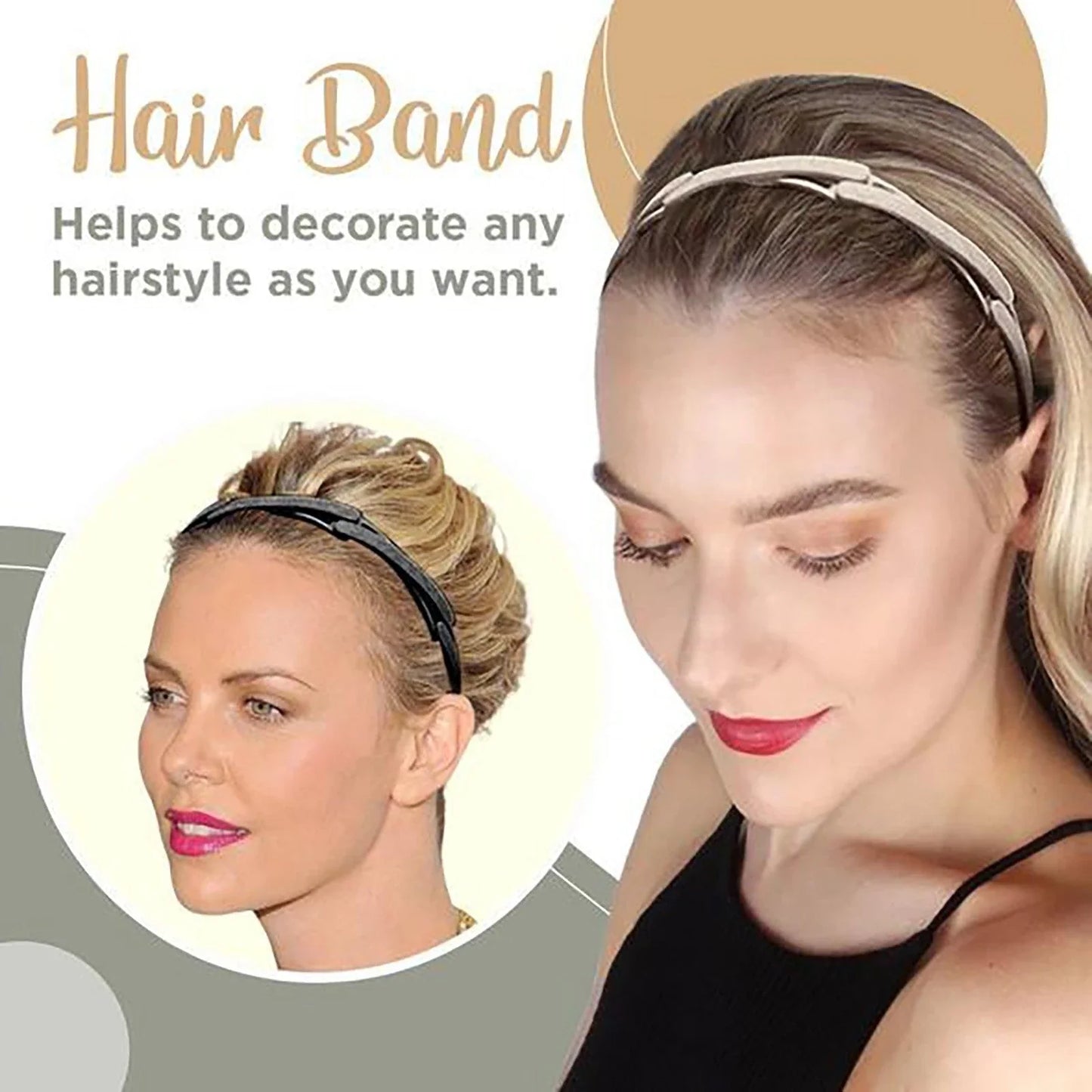 Retractable Pocket Hair Band - A stylish, secure, and convenient hair accessory that can be easily stored in your pocket or bag.