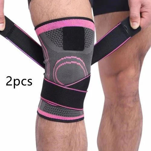 Sports knee brace with adjustable pressure design for active lifestyles