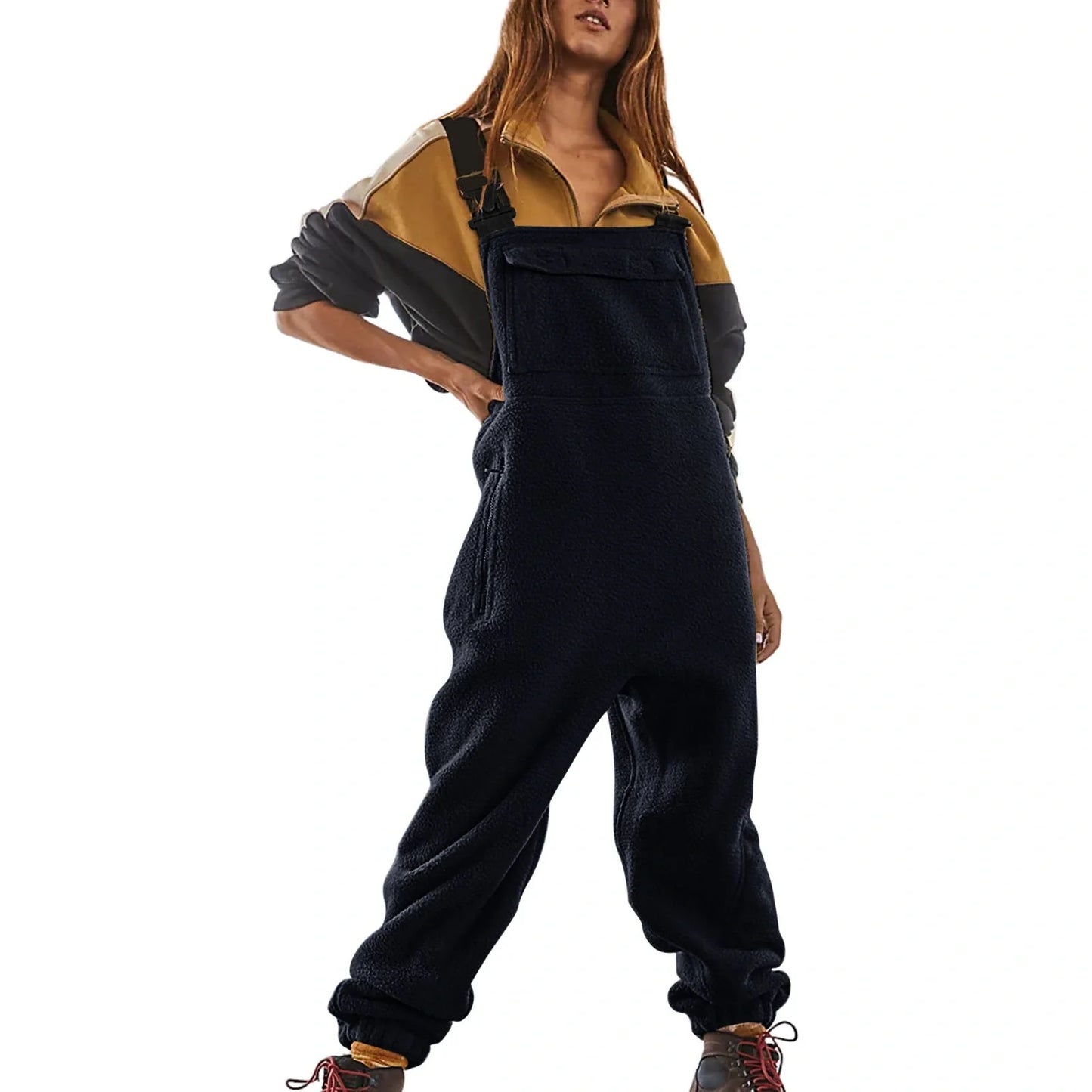 Premium Workwear Jumpsuit in Cosy Polar Fleece - Versatile Office Attire in Multiple Colours