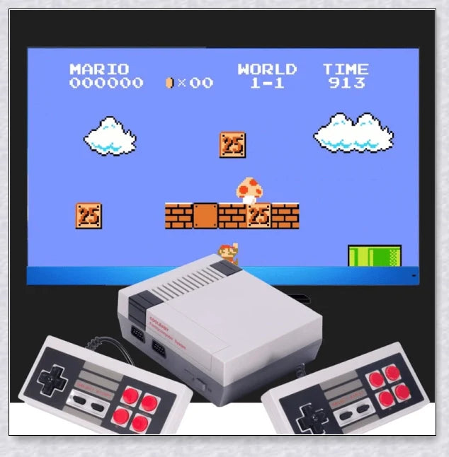 Retro Console 620 Classical Games - Relive the nostalgia of classic video games on your TV or computer with this compact, high-quality retro gaming device.