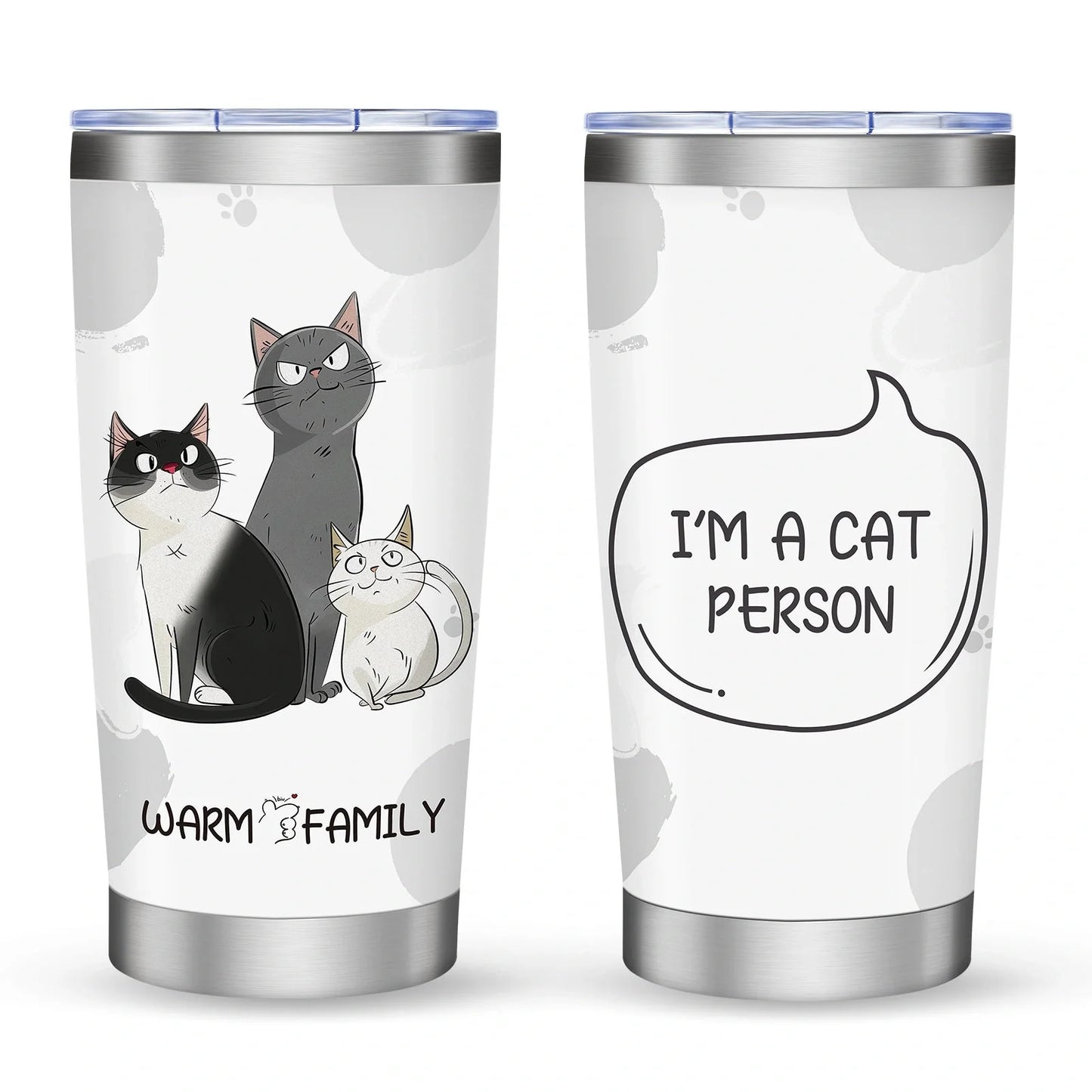 20oz Car Cup with secure lid, perfect for preventing spills during commutes