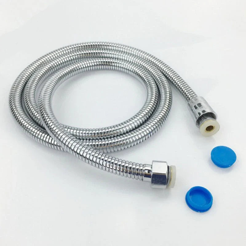 Premium high-pressure shower head with 5-speed supercharged spray patterns, large water output, and modern minimalist design
