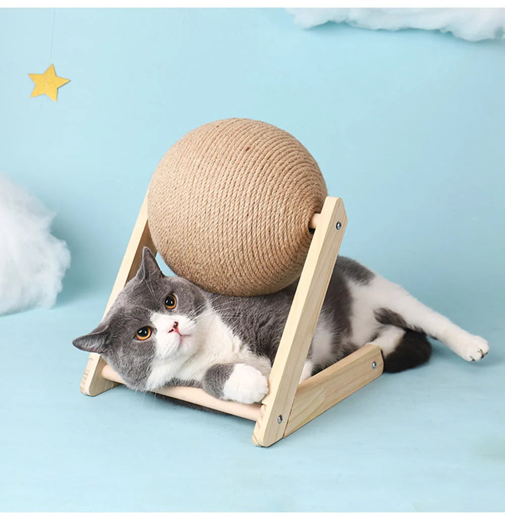 Professional Vertical Cat Toy Sisal Cat Catching Ball for furniture protection
