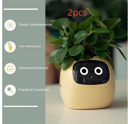 Smart Planter with AI and 7 sensors for easy plant care in various colours