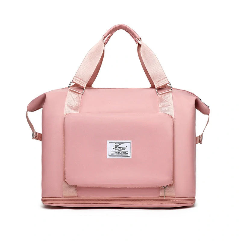Folding travel bag for women in various colours, lightweight and durable Oxford cloth