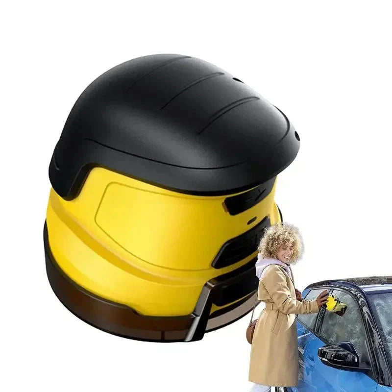 Cordless electric snow scraper with durable ABS construction and specialized plastic scraper head for effortless ice removal from car windshields and windows