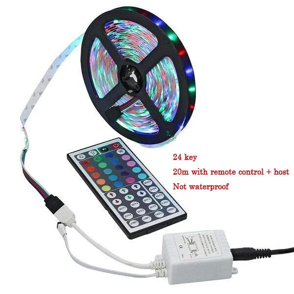 Premium RGB 5050 LED strip lights with vibrant colour options and versatile installation