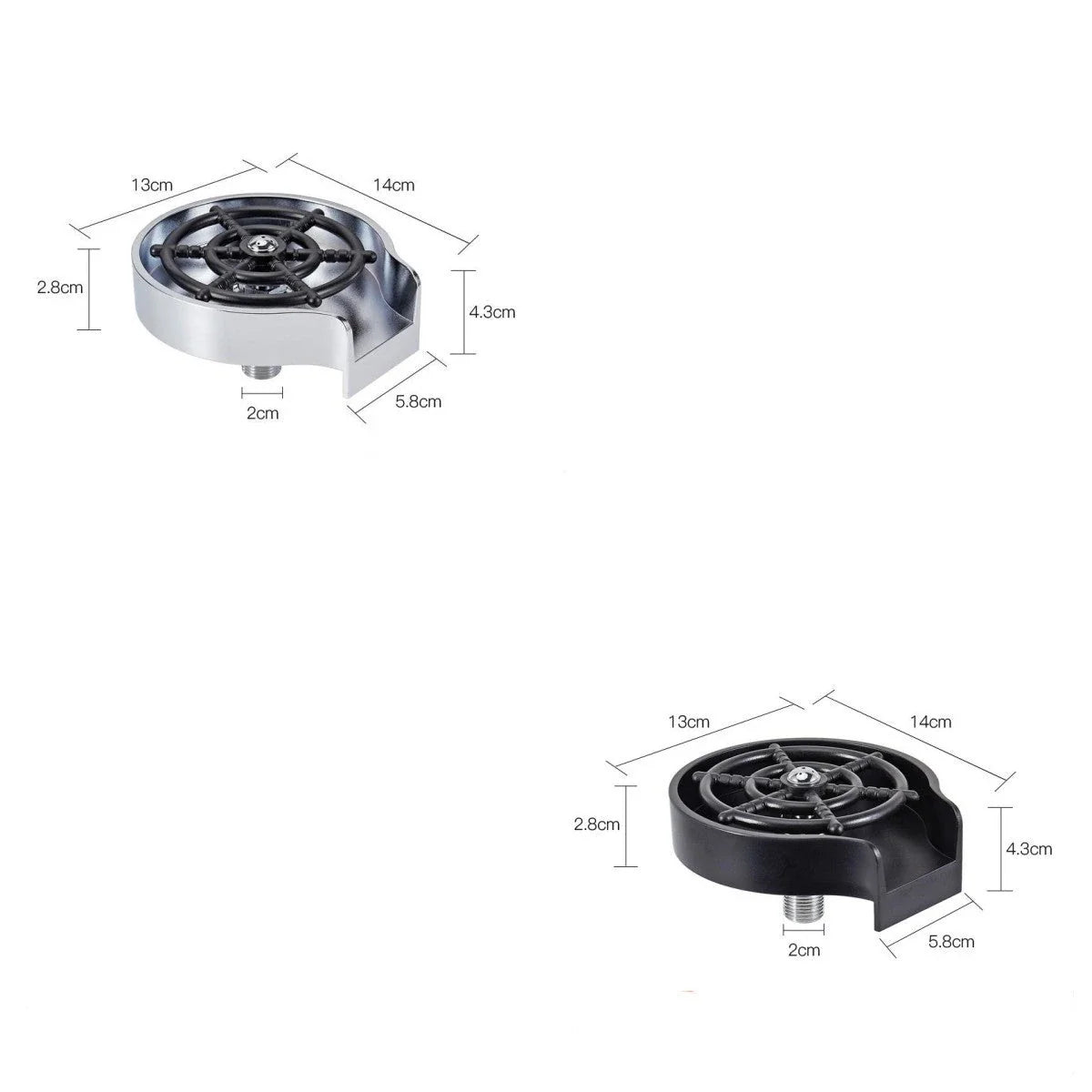Premium countertop cup washer with high-pressure spray for efficient cleaning of cups and glassware in bars and kitchens