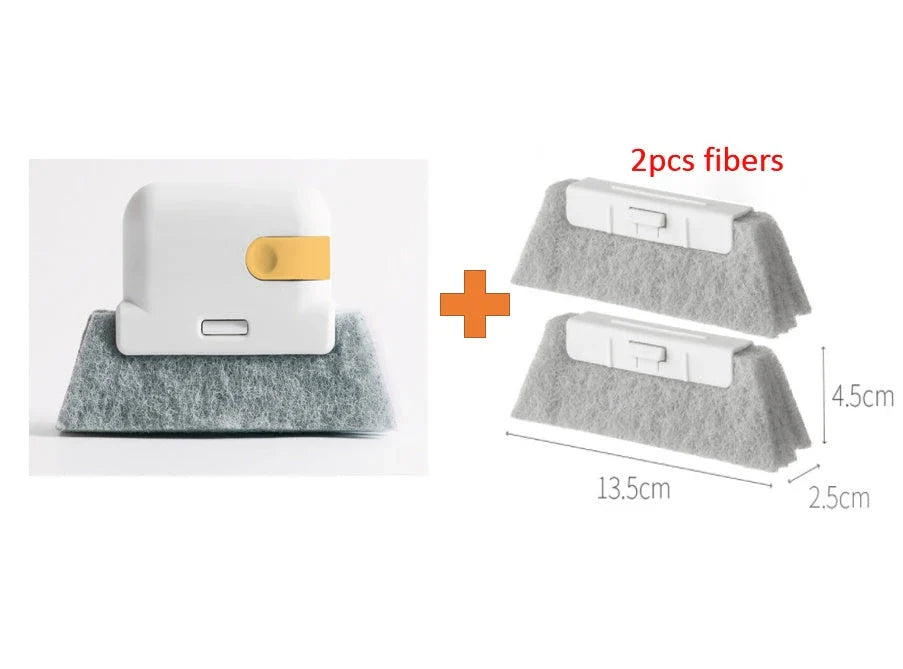 Versatile Groove Cleaning Brush with replaceable head for effortless home cleaning in the UK