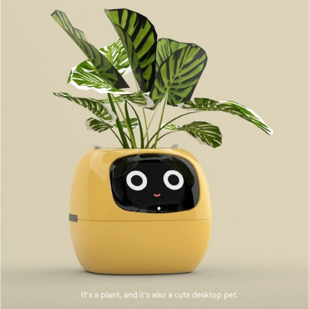 Smart Planter with AI and 7 sensors for easy plant care in various colours