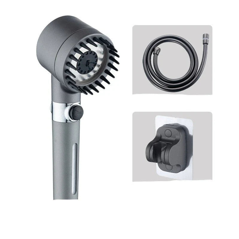 Premium 3-mode high-pressure shower head with detachable filter, made of durable ABS material for a relaxing and refreshing shower experience.