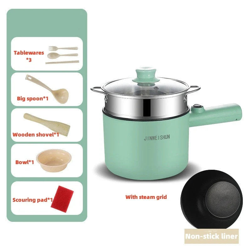 Versatile Mini Electric Cooker for Home and Dorm - Compact, Efficient, and Easy to Use