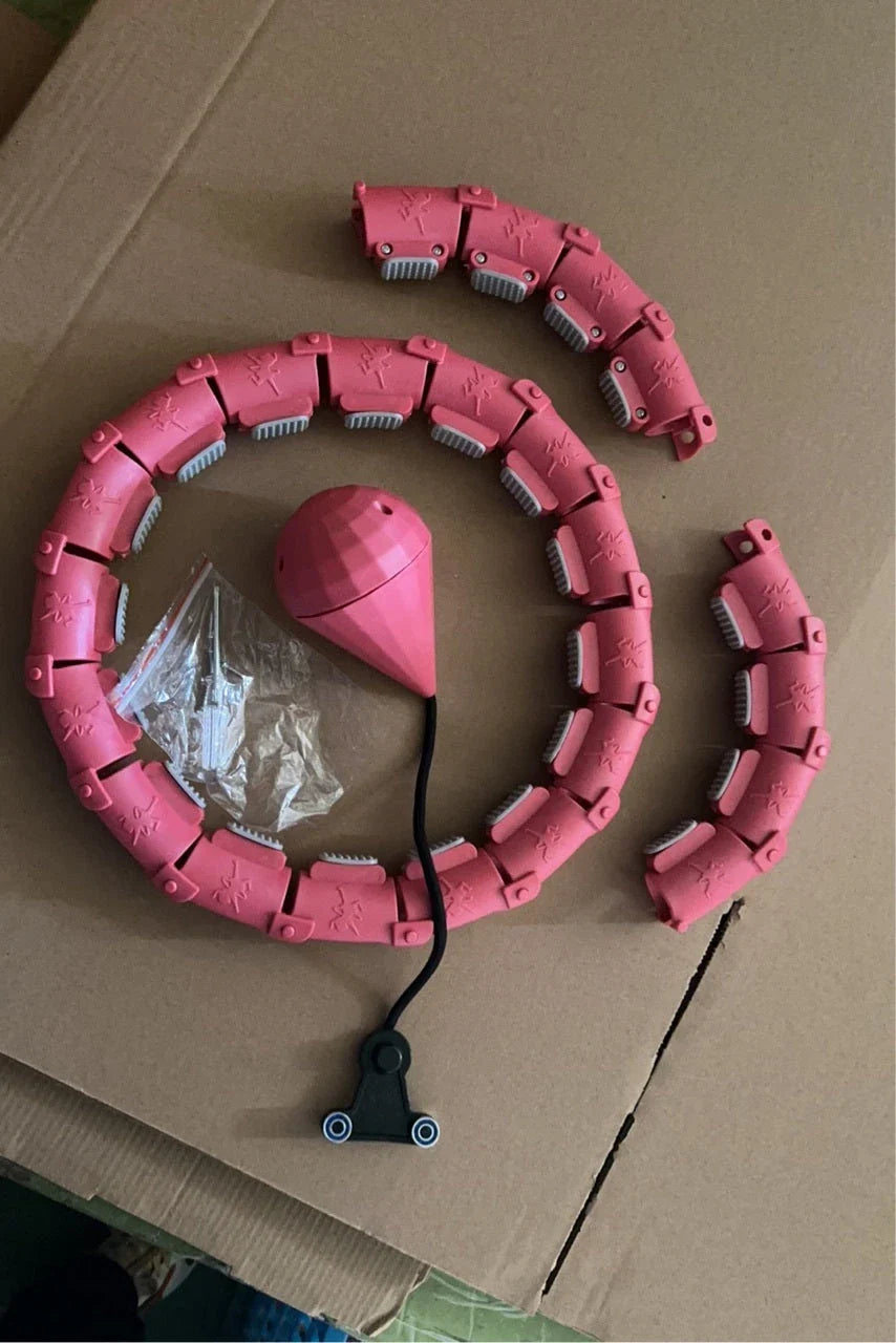 Adjustable waist hoop made of high-quality polypropylene for efficient fitness training and fat burning