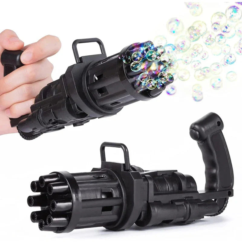 Bubble Blaster Toy for Kids - Powerful Leaf Blower Bubble Gun Machine in Vibrant Colors