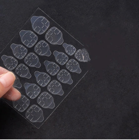 Stylish Nail Art Stickers with Jelly Glue for Seamless Nail Transformation
