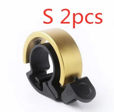 Stylish aluminium bicycle bell with clear, 90-decibel sound for enhanced safety and style on your mountain bike or road cycle