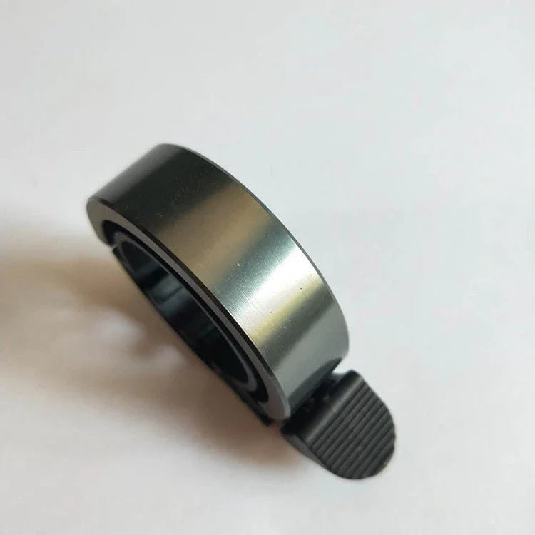 Stylish aluminium bicycle bell with clear, 90-decibel sound for enhanced safety and style on your mountain bike or road cycle