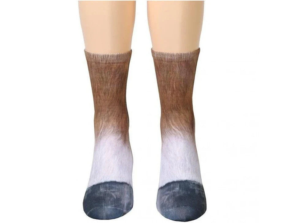 Cosy 3D animal paw socks in a variety of playful designs, including cats, dogs, elephants, tigers, and more