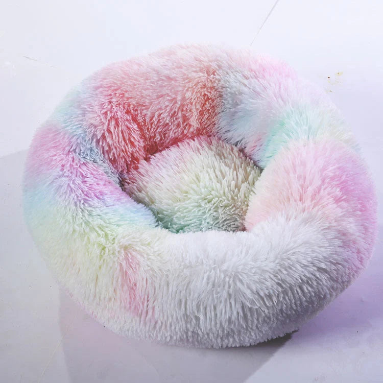Cosy Plush Pet Nest in various colours and sizes for ultimate pet comfort