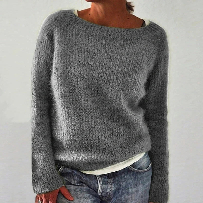 Casual fine wool knit sweater in various colours and sizes