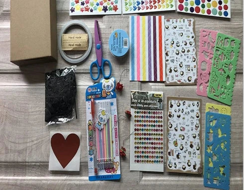 Stylish craft paper photo album box for weddings, anniversaries, and other celebrations