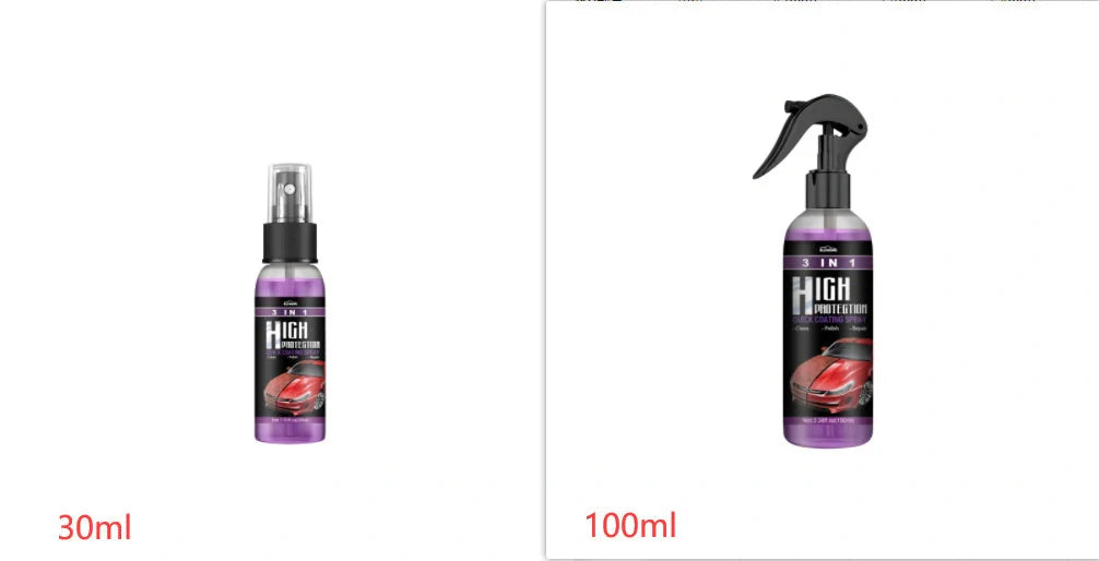3-in-1 Fast-Acting Car Paint Spray for high protection and shine