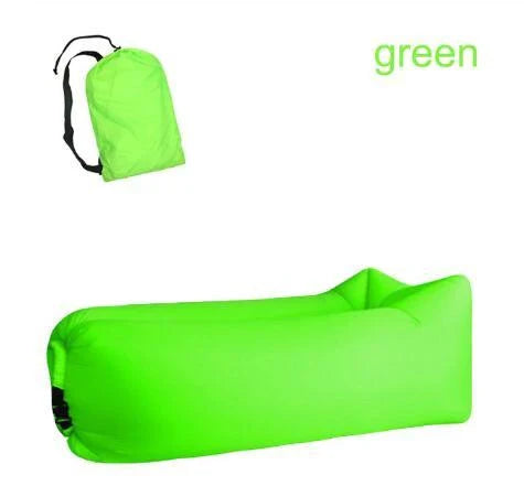 Premium inflatable air sofa in various colours, perfect for outdoor relaxation and leisure