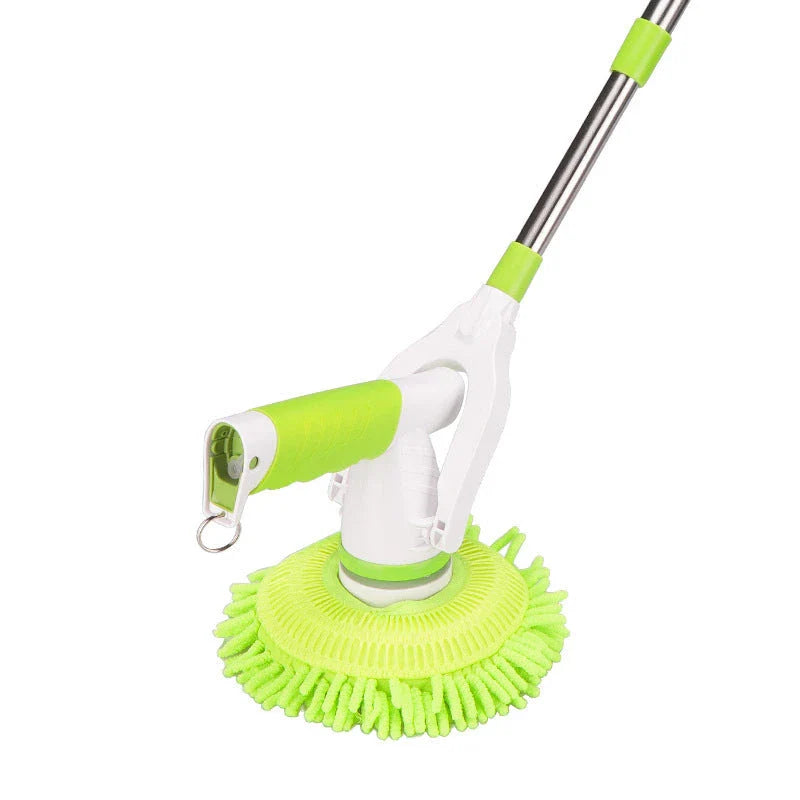 Premium Rechargeable Electric Cleaning Brush Mop with 180-degree rotation and adjustable length for efficient home cleaning