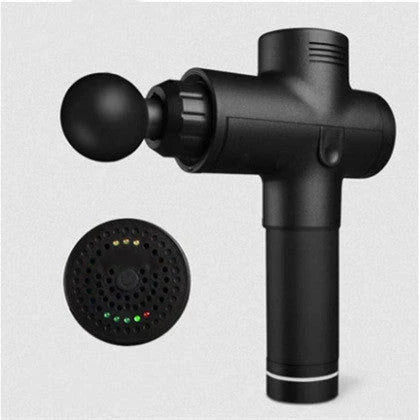 Premium deep tissue massage gun with interchangeable heads and whisper-quiet operation for relaxing muscle therapy