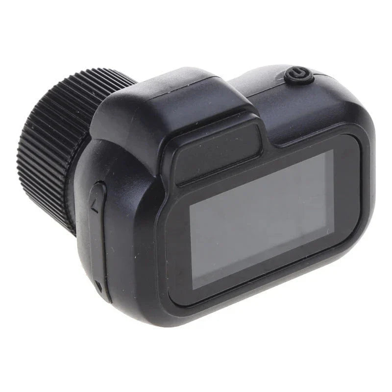 Compact 1080p HD mini camera with touchscreen display for capturing photos and videos on the go
