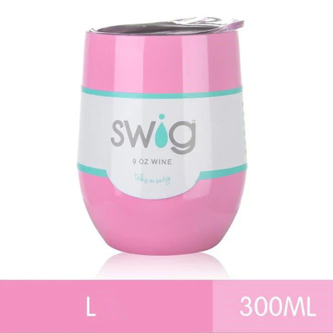 9 oz insulated stainless steel tumbler mug with lid in various vibrant colours, perfect for hot and cold beverages