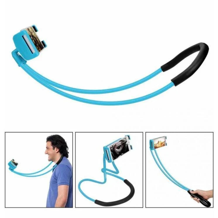 Premium rotatable smartphone holder with 360-degree adjustable viewing angle, universal compatibility, and durable construction