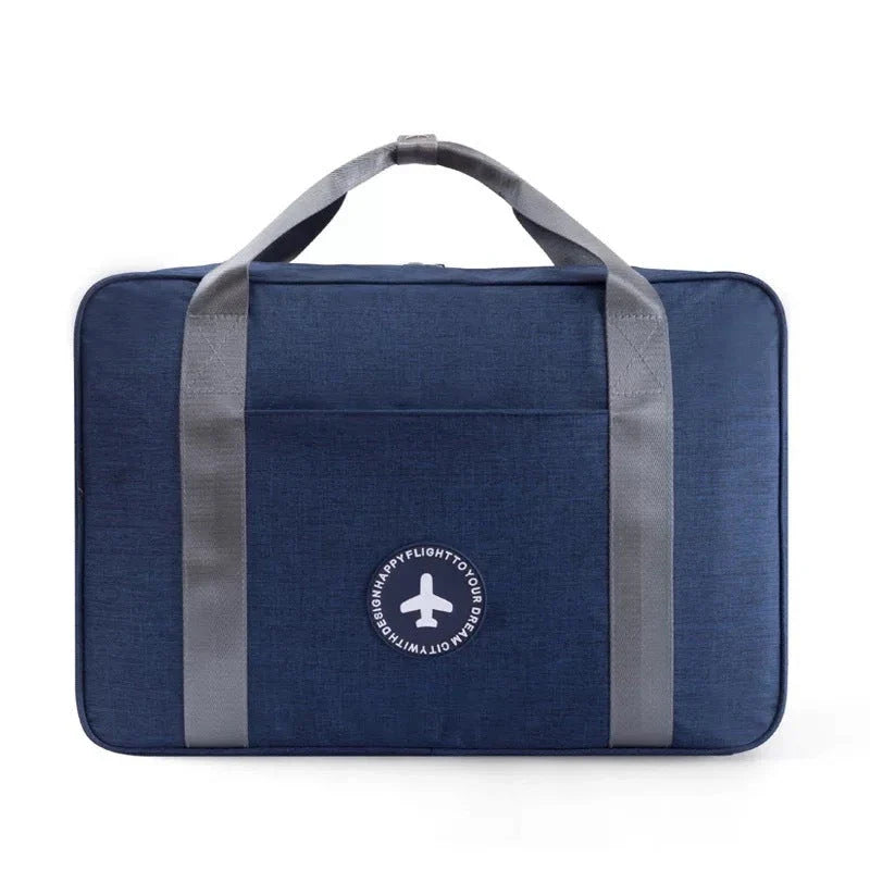 Premium waterproof polyester shoe storage bag with laminated zipper pocket and breathable design for travel and various occasions