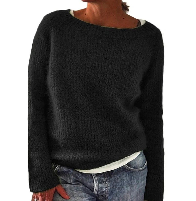 Casual fine wool knit sweater in various colours and sizes