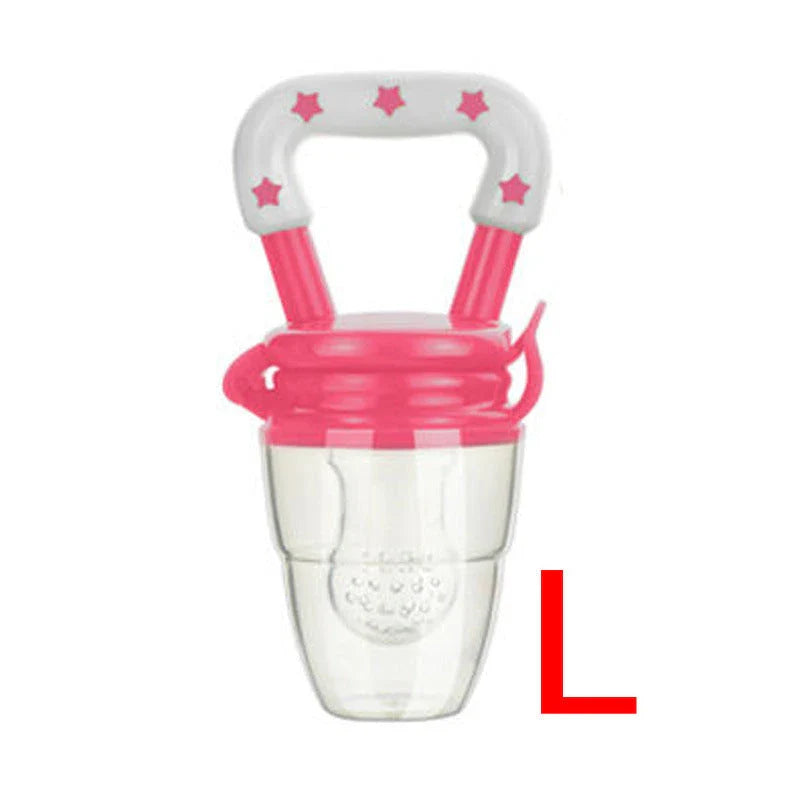 Versatile silicone pacifier with secure design to provide a safe and comfortable feeding experience for babies