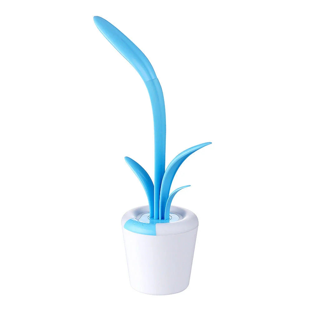 Stylish USB-Powered LED Desk Lamp with Adjustable Brightness, Night Light Mode, and Cordless Design for Home or Office Use