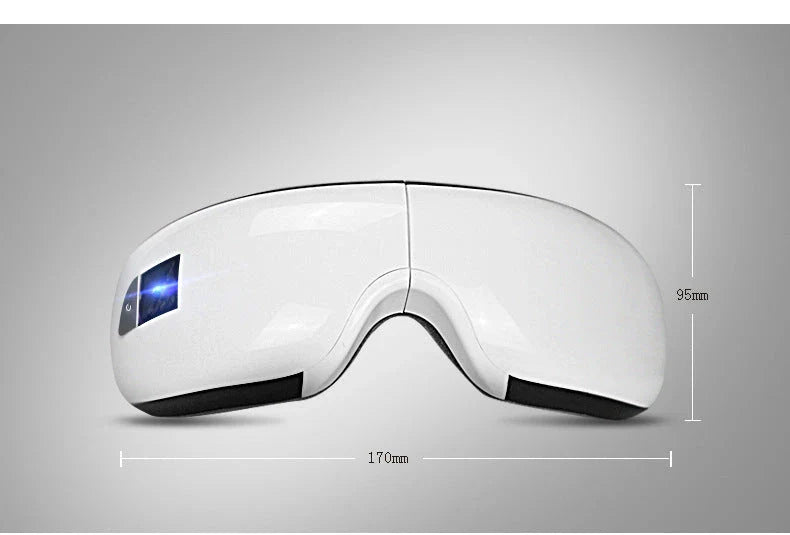 Bluetooth Eye Massager with Air Pressure, Vibration, and Heating Therapy for Soothing Eye Care