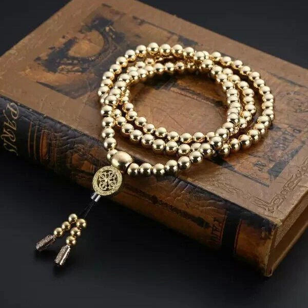 Modern stainless steel thunderbolt bead necklace, perfect for any occasion.