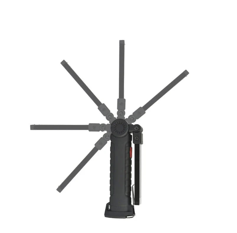 Powerful COB LED Torch with Magnetic Mount and Hanging Hook for Versatile Hands-Free Lighting