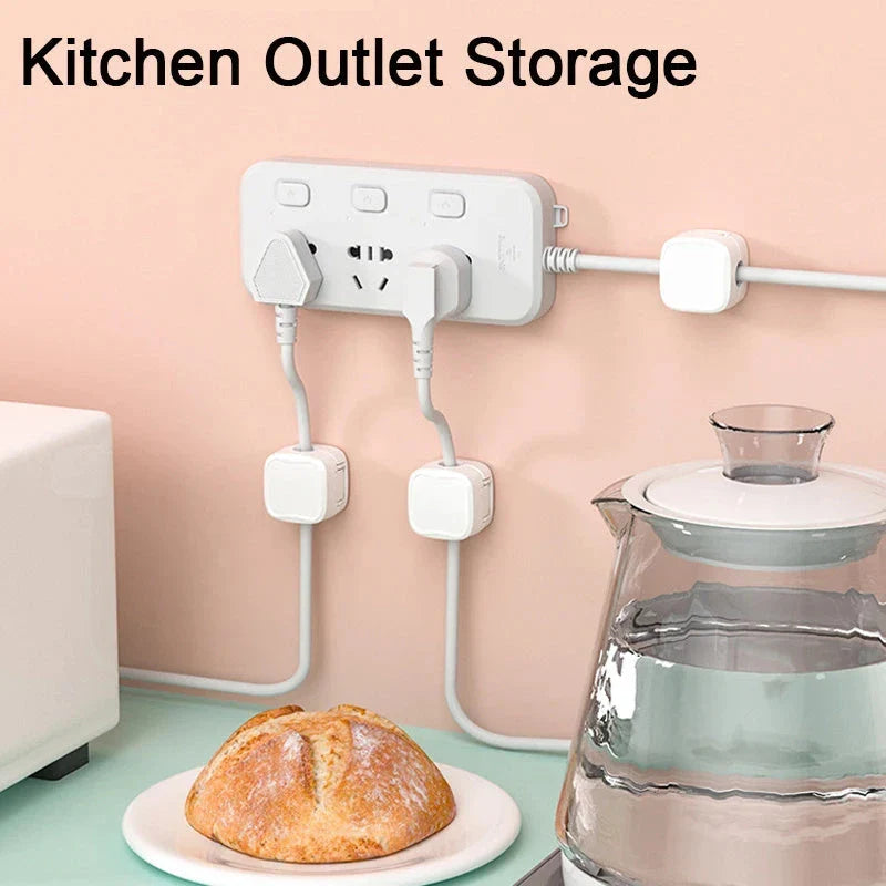 Cable Management Clips - Discreet desk cord organizers that securely hold cables in place without damaging furniture