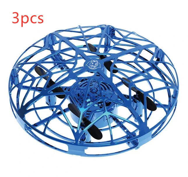 Intuitive air drone with UFO-inspired design, gesture control, and automatic obstacle avoidance for seamless aerial experiences.
