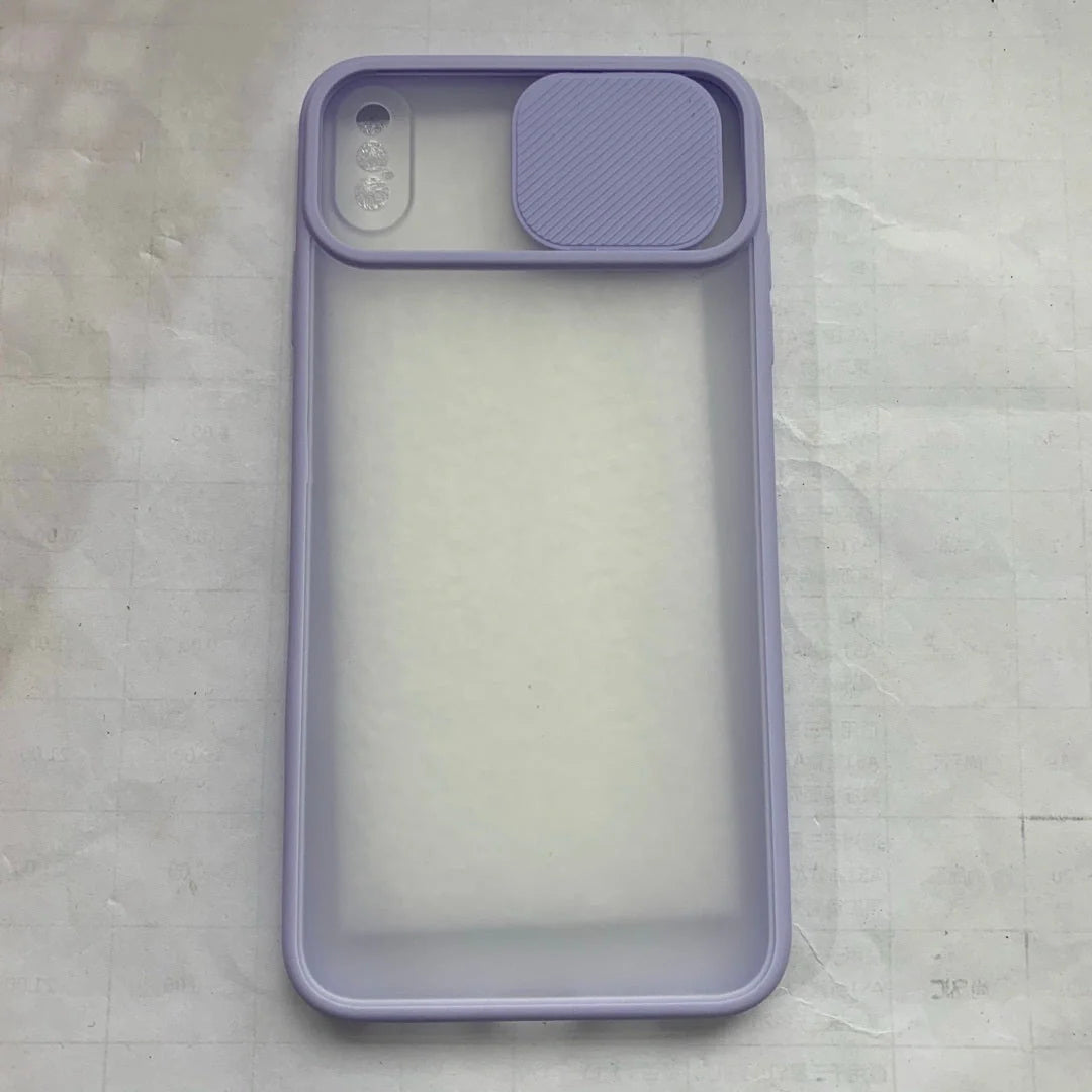 Frosted Surface Camera Protection Mobile Phone Case with Starry Sky Design