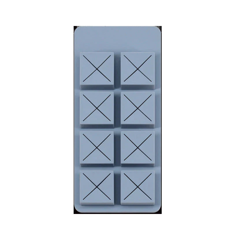 Compact desktop makeup storage organiser with 'chocolate bar' design for lipsticks, glosses, and pencils